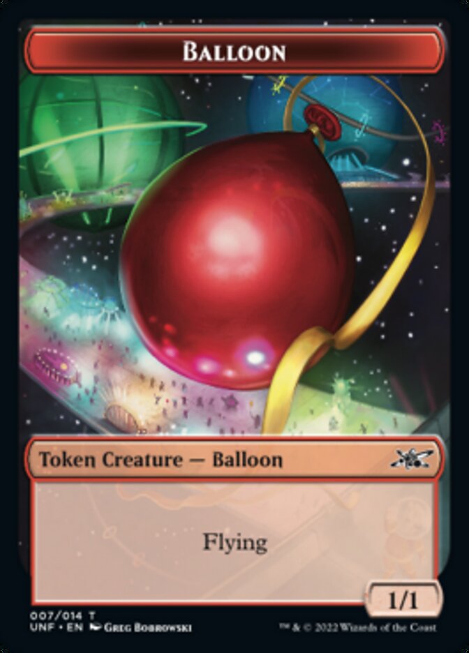 Balloon Token [Unfinity Tokens] | Rook's Games and More