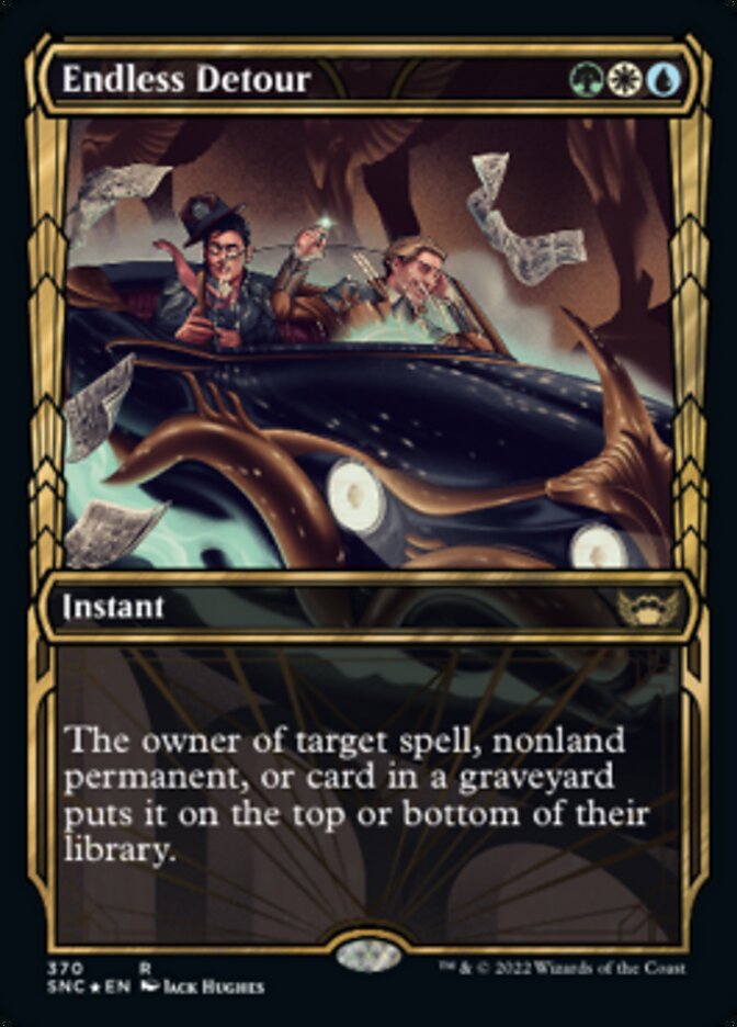 Endless Detour (Showcase Golden Age Gilded Foil) [Streets of New Capenna] | Rook's Games and More