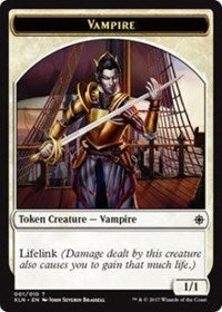 Vampire // Treasure Double-sided Token [Ixalan Tokens] | Rook's Games and More