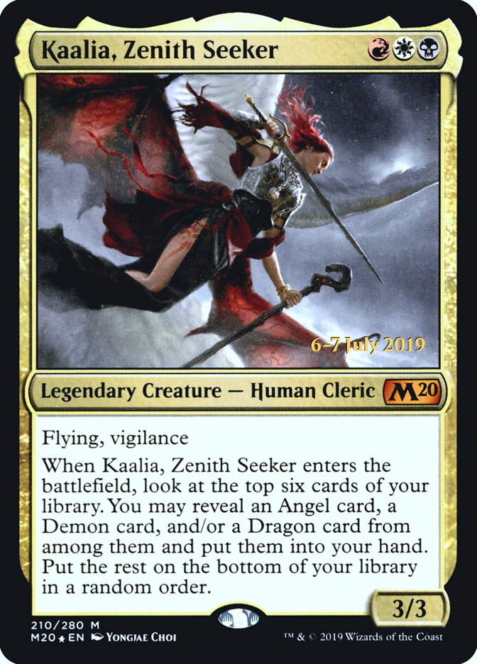 Kaalia, Zenith Seeker  [Core Set 2020 Prerelease Promos] | Rook's Games and More