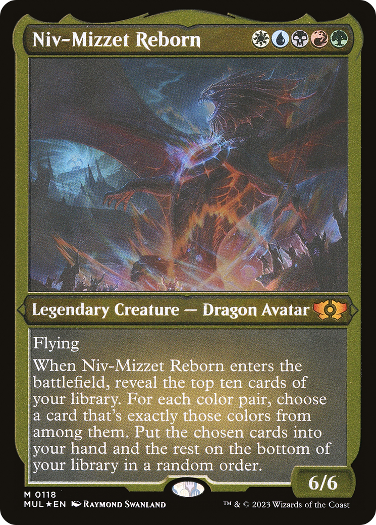 Niv-Mizzet Reborn (Foil Etched) [Multiverse Legends] | Rook's Games and More