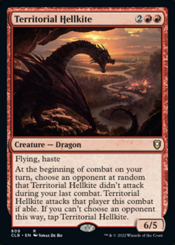 Territorial Hellkite [Commander Legends: Battle for Baldur's Gate] | Rook's Games and More
