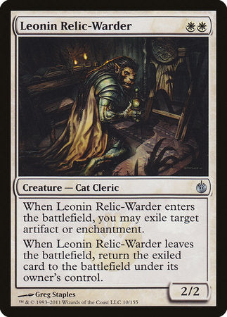 Leonin Relic-Warder [Mirrodin Besieged] | Rook's Games and More