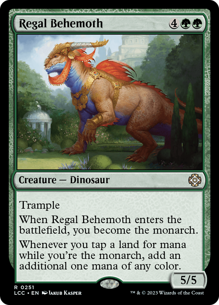 Regal Behemoth [The Lost Caverns of Ixalan Commander] | Rook's Games and More