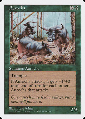 Aurochs [Fifth Edition] | Rook's Games and More