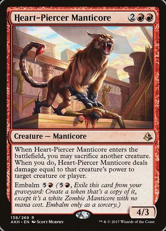 Heart-Piercer Manticore [Amonkhet] | Rook's Games and More