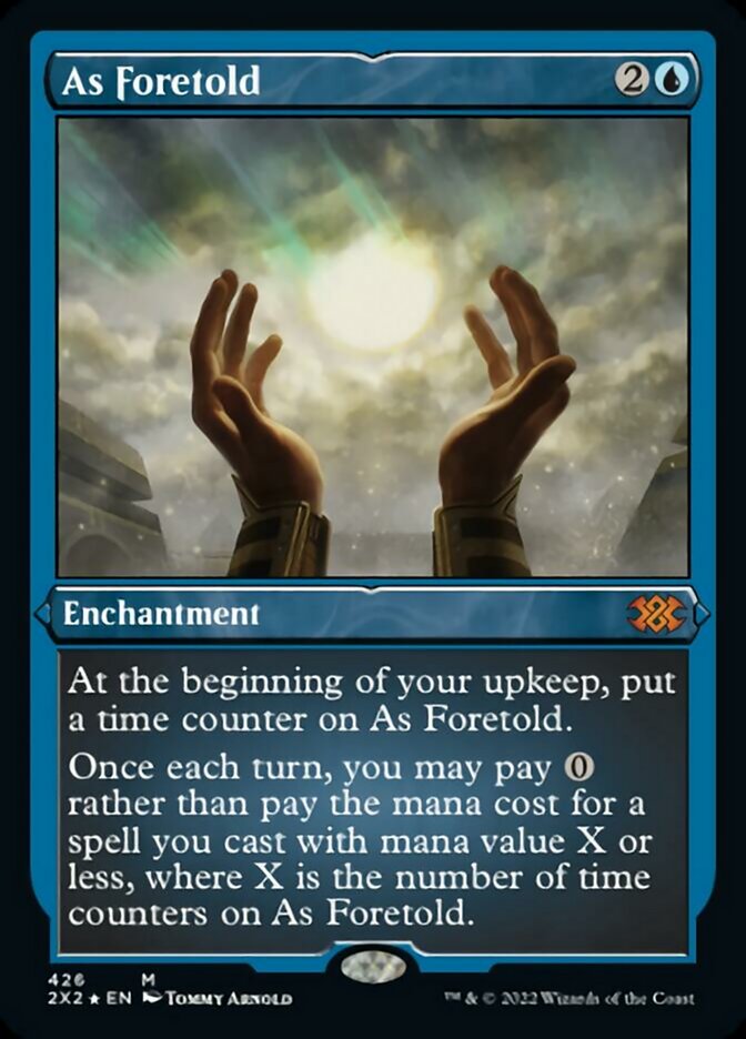 As Foretold (Foil Etched) [Double Masters 2022] | Rook's Games and More