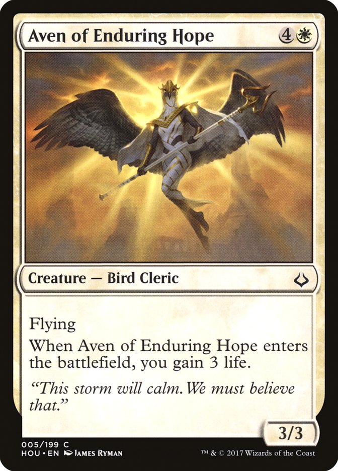 Aven of Enduring Hope [Hour of Devastation] | Rook's Games and More