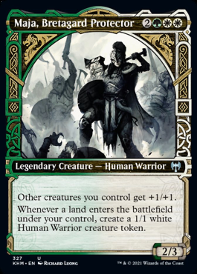 Maja, Bretagard Protector (Showcase) [Kaldheim] | Rook's Games and More