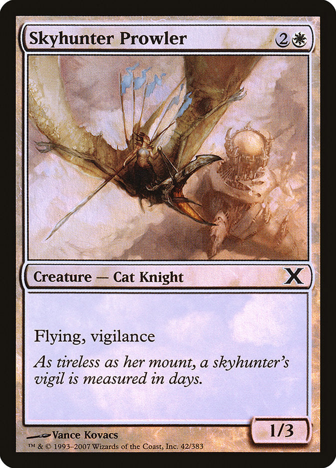 Skyhunter Prowler (Premium Foil) [Tenth Edition] | Rook's Games and More