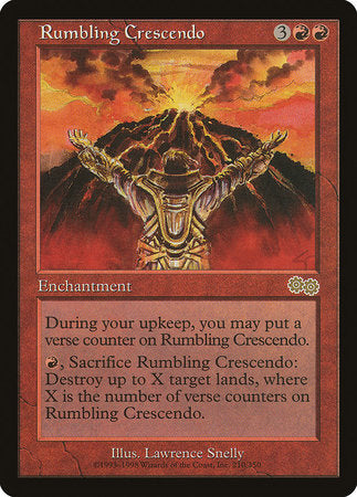 Rumbling Crescendo [Urza's Saga] | Rook's Games and More