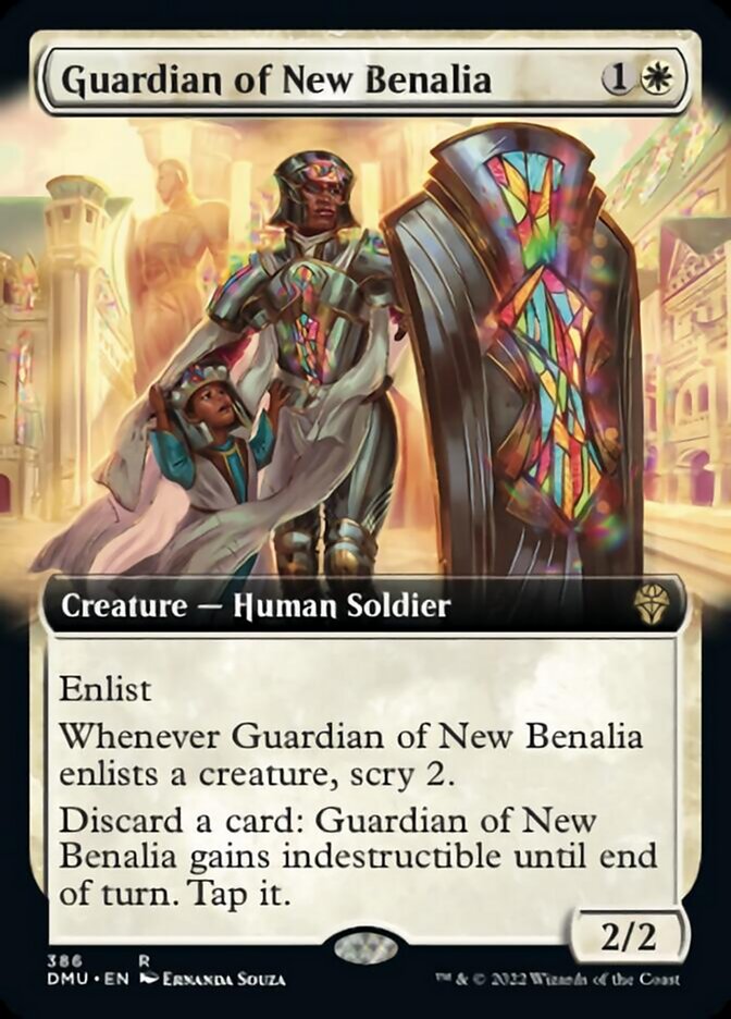 Guardian of New Benalia (Extended Art) [Dominaria United] | Rook's Games and More