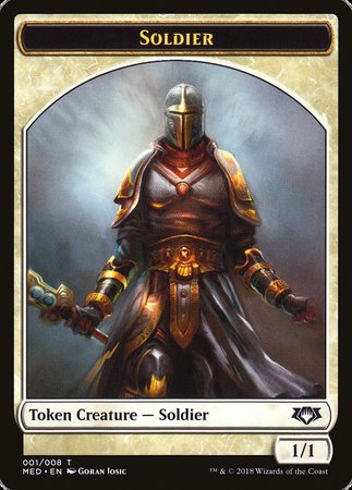 Soldier Token [Mythic Edition Tokens] | Rook's Games and More