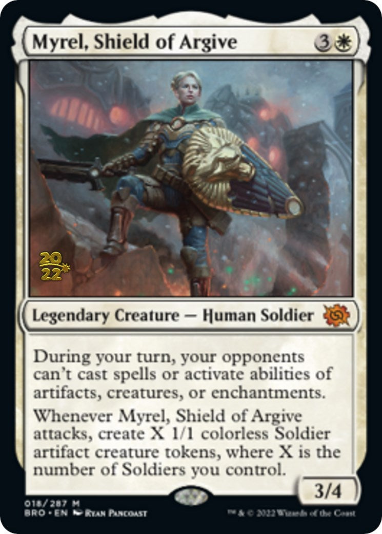 Myrel, Shield of Argive [The Brothers' War: Prerelease Promos] | Rook's Games and More