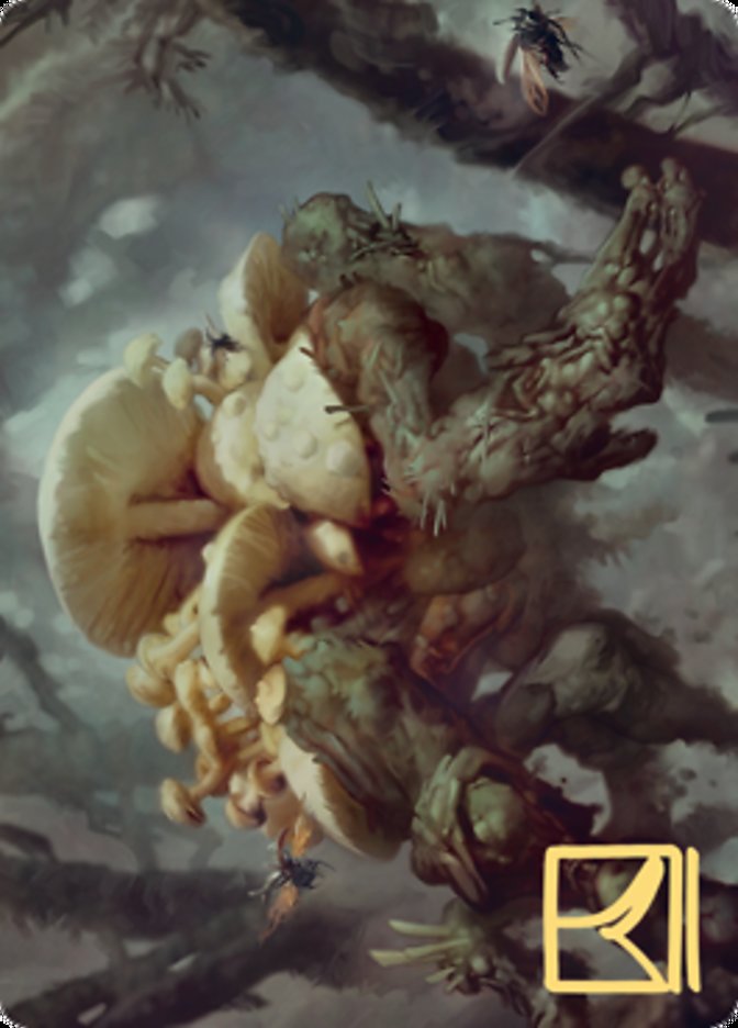 Swarm Shambler Art Card (Gold-Stamped Signature) [Zendikar Rising Art Series] | Rook's Games and More