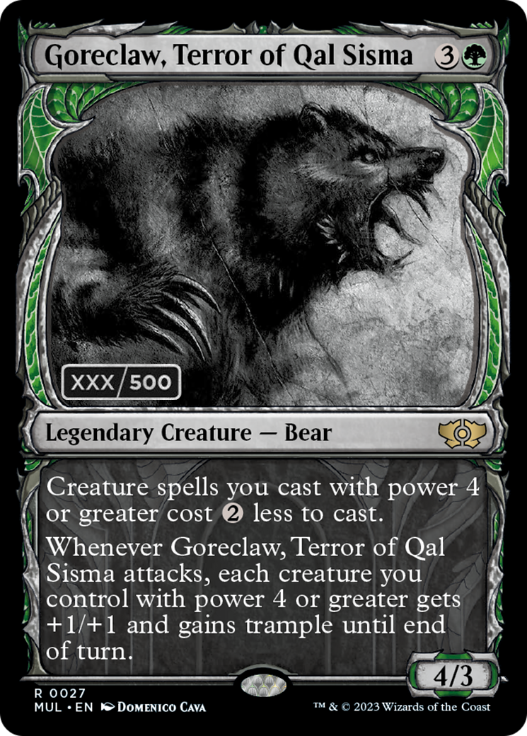 Goreclaw, Terror of Qal Sisma (Serialized) [Multiverse Legends] | Rook's Games and More