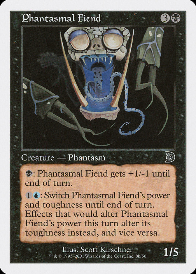 Phantasmal Fiend (Black Background) [Deckmasters] | Rook's Games and More