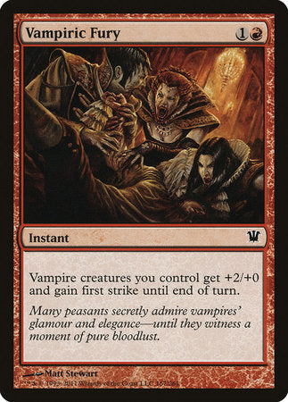 Vampiric Fury [Innistrad] | Rook's Games and More