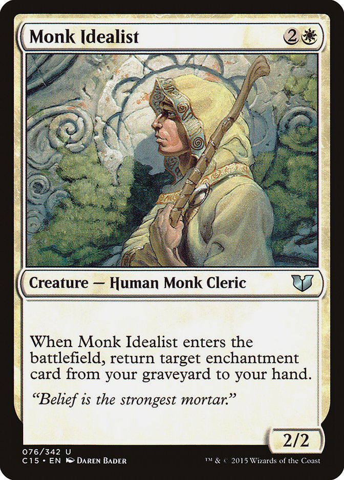 Monk Idealist [Commander 2015] | Rook's Games and More