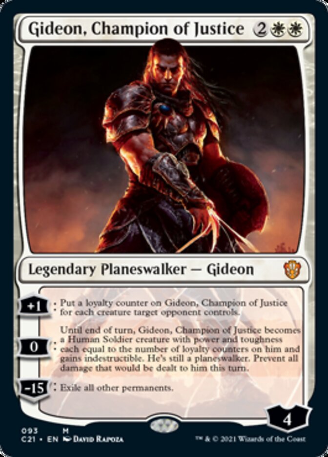 Gideon, Champion of Justice [Commander 2021] | Rook's Games and More