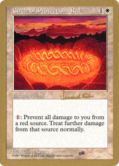 Circle of Protection: Red (Janosch Kuhn) (SB) [World Championship Decks 1997]