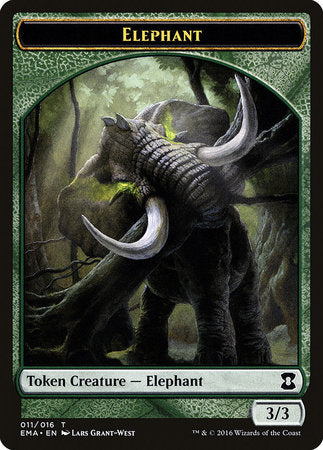 Elephant Token [Eternal Masters Tokens] | Rook's Games and More