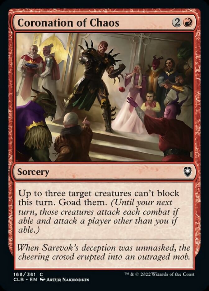 Coronation of Chaos [Commander Legends: Battle for Baldur's Gate] | Rook's Games and More