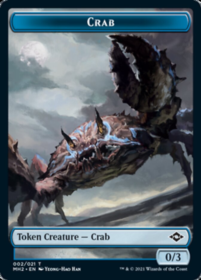 Crab Token [Modern Horizons 2 Tokens] | Rook's Games and More