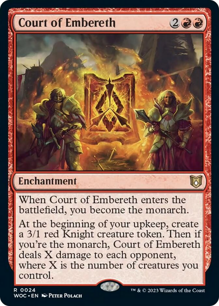 Court of Embereth [Wilds of Eldraine Commander] | Rook's Games and More