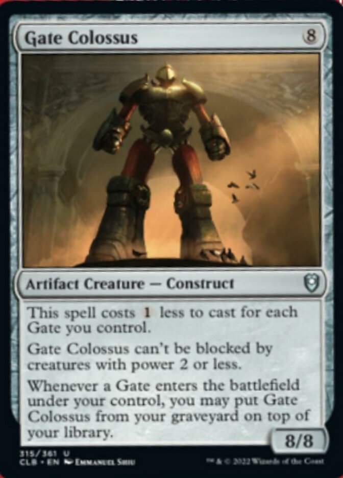 Gate Colossus [Commander Legends: Battle for Baldur's Gate] | Rook's Games and More