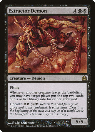 Extractor Demon [Commander 2011] | Rook's Games and More