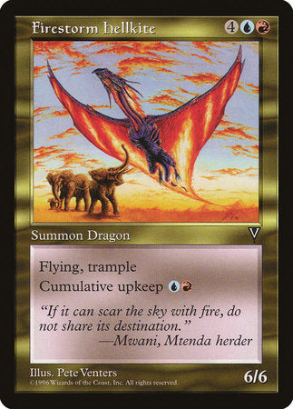Firestorm Hellkite [Visions] | Rook's Games and More