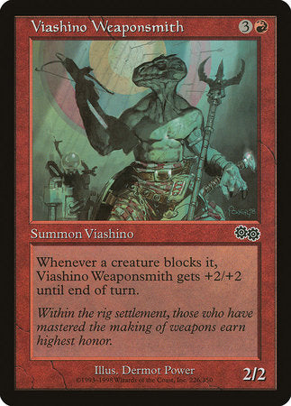 Viashino Weaponsmith [Urza's Saga] | Rook's Games and More