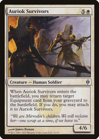 Auriok Survivors [New Phyrexia] | Rook's Games and More
