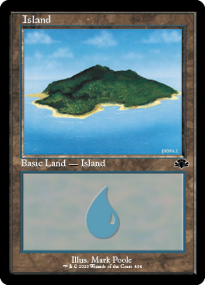 Island (404) (Retro) [Dominaria Remastered] | Rook's Games and More