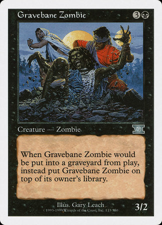 Gravebane Zombie [Classic Sixth Edition] | Rook's Games and More