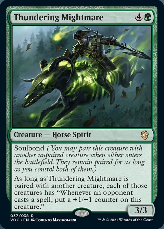 Thundering Mightmare [Innistrad: Crimson Vow Commander] | Rook's Games and More