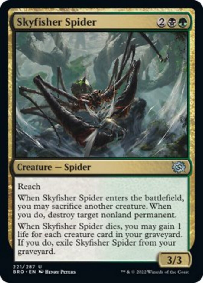 Skyfisher Spider [The Brothers' War] | Rook's Games and More