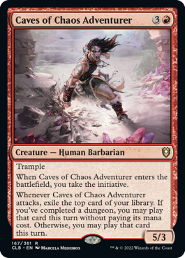 Caves of Chaos Adventurer [Commander Legends: Battle for Baldur's Gate] | Rook's Games and More