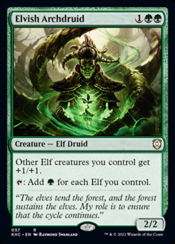 Elvish Archdruid [Kaldheim Commander] | Rook's Games and More