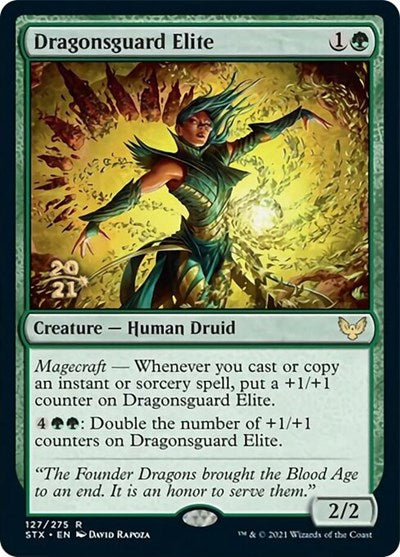 Dragonsguard Elite [Strixhaven: School of Mages Prerelease Promos] | Rook's Games and More