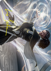 Clever Lumimancer Art Card (Gold-Stamped Signature) [Strixhaven: School of Mages Art Series]