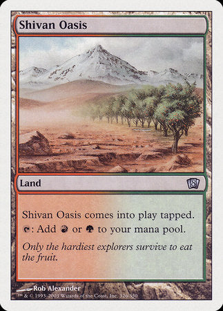 Shivan Oasis [Eighth Edition] | Rook's Games and More