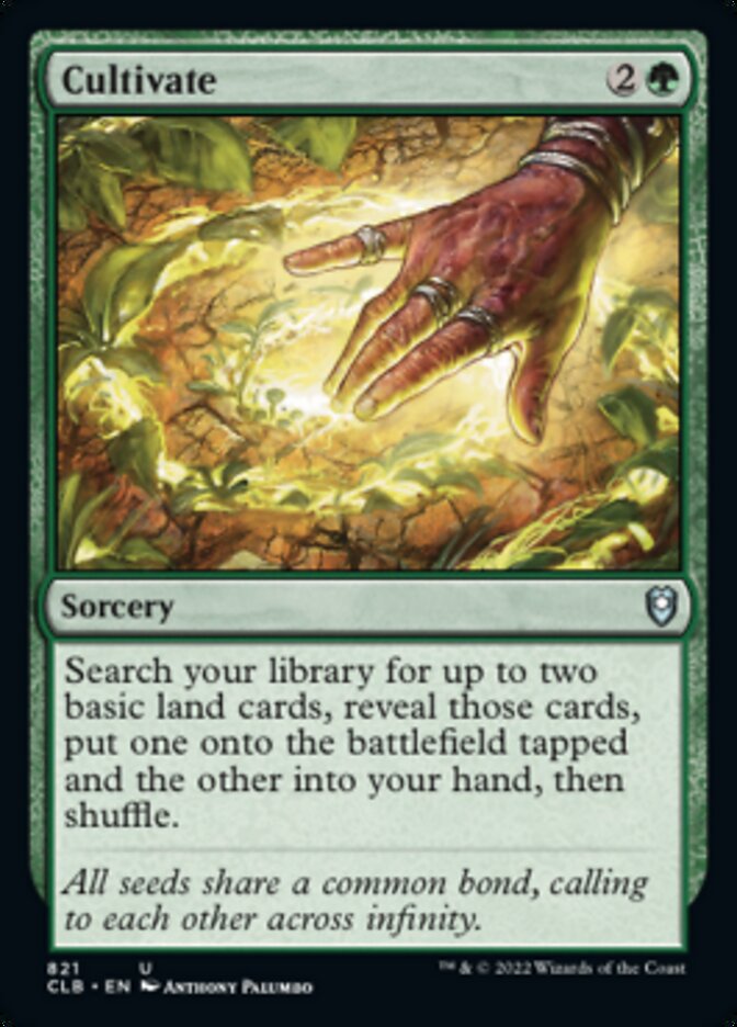 Cultivate [Commander Legends: Battle for Baldur's Gate] | Rook's Games and More