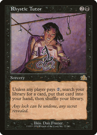 Rhystic Tutor [Prophecy] | Rook's Games and More