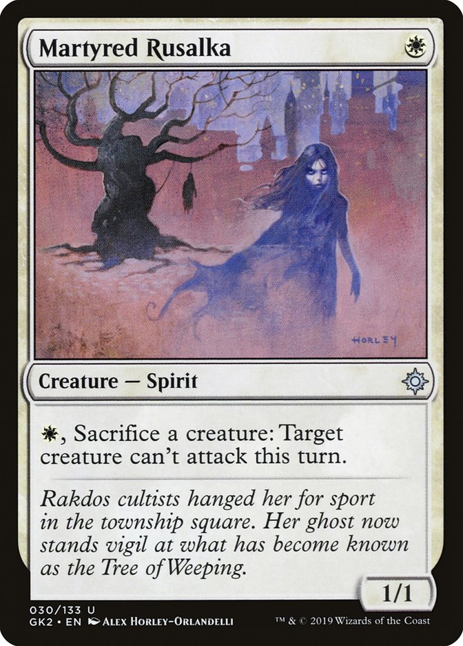 Martyred Rusalka [Ravnica Allegiance Guild Kit] | Rook's Games and More