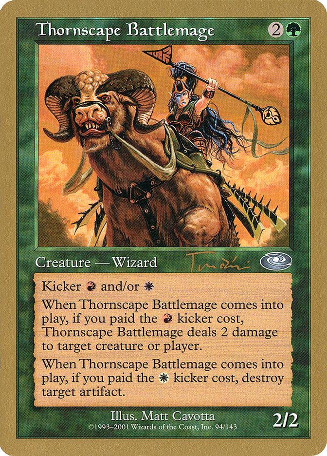 Thornscape Battlemage (Jan Tomcani) [World Championship Decks 2001] | Rook's Games and More