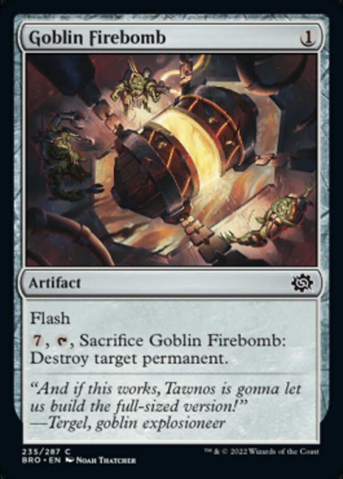 Goblin Firebomb [The Brothers' War] | Rook's Games and More