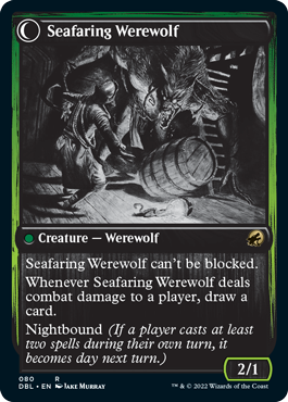 Suspicious Stowaway // Seafaring Werewolf [Innistrad: Double Feature] | Rook's Games and More