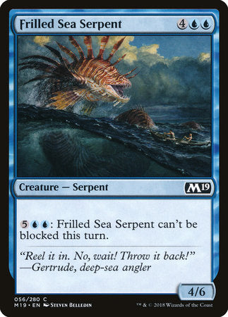 Frilled Sea Serpent [Core Set 2019] | Rook's Games and More